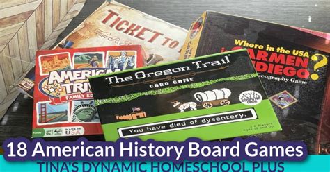 18 American History Board Games Which Brings History to Life