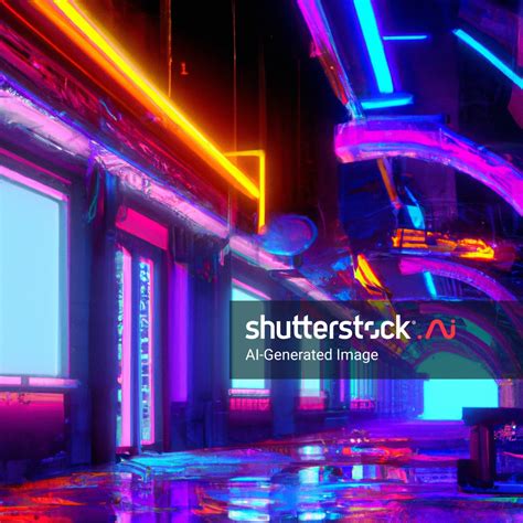 Neon 3d Image En Blade Runner AI-generated image 2294937031 | Shutterstock