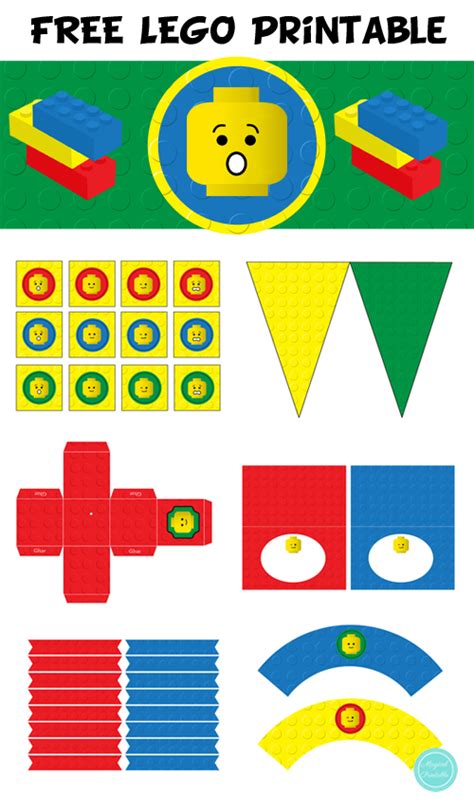 FREE LEGO Party Printable - Magical Printable