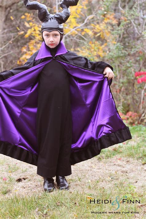 HeidiandFinn modern wears for kids: Maleficent Costume - and horn mini-tutorial