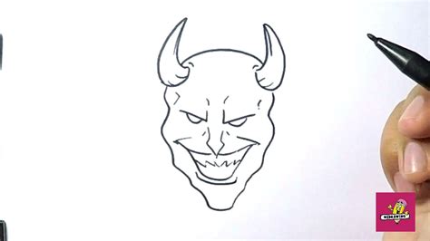 Devil Face Drawings