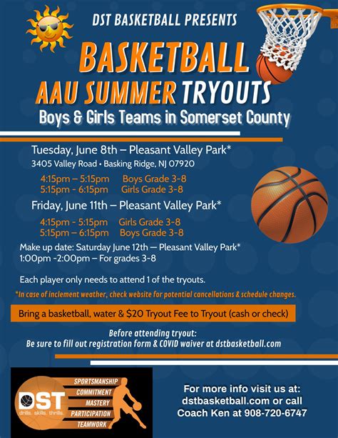 Somerset County AAU Basketball Registration - DST Basketball: Premier ...