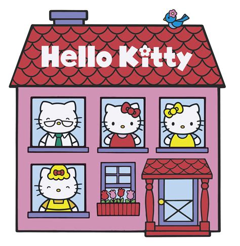 Hello Kitty Family Home | Hello kitty, Casa de hello kitty, Dibujos bonitos