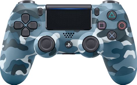 Sony DualShock 4 Wireless Controller for Sony PlayStation 4 Blue Camouflage 3003235 - Best Buy