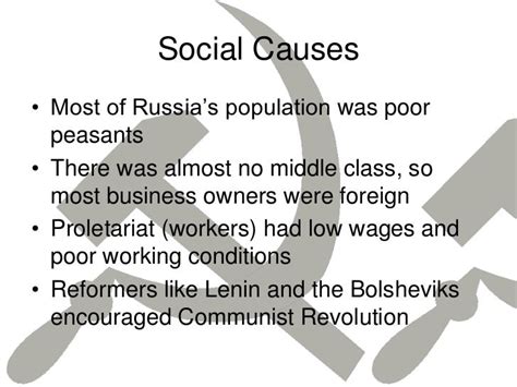 The russian revolution causes 2010