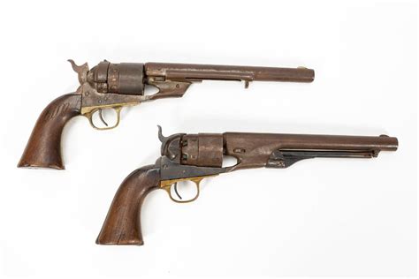 Sold Price: ONE 1860 ARMY COLT & ONE 1860 REPLICA REVOLVER - January 5 ...