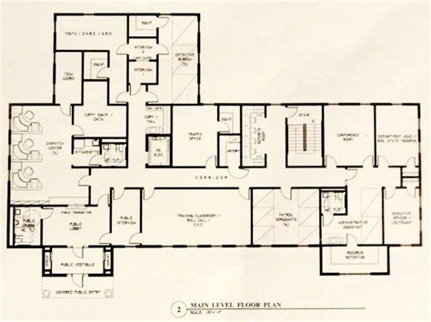 Floor Plan Police Station Designs