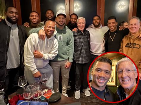 Russell Wilson, Seahawks Party W/ Pete Carroll After Seattle Coaching Departure