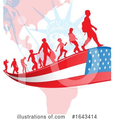 Immigration Clipart #1648867 - Illustration by Domenico Condello