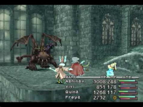 Final Fantasy 9 battle gameplay on Psxfin - YouTube