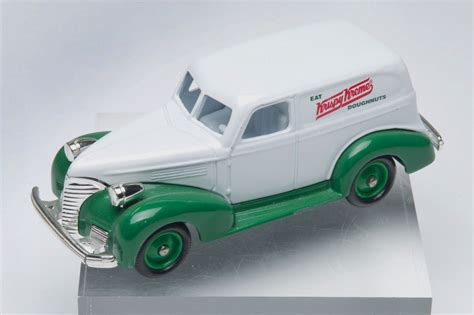 Vintage Krispy Kreme Donuts Promotional Delivery Truck by