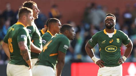 Rugby Championship: South Africa make eight changes for second ...