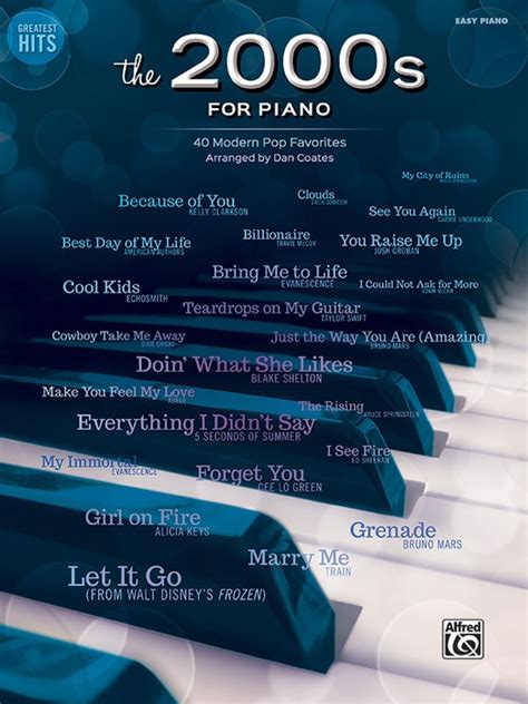 Greatest Hits: The 2000s for Piano: Piano Book | Sheet Music