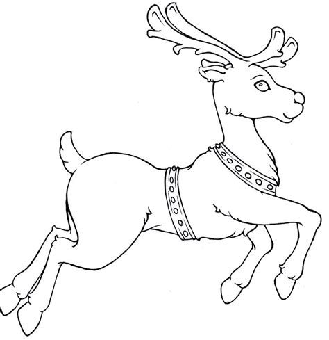 Reindeer Cute Enjoy selection Cute Christmas Coloring Pages - pixie blog