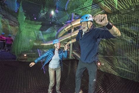 This Abandoned Mine Was Converted Into An Insane Multi-Layered Trampoline Park - SolidSmack