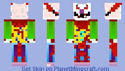 Horror Clown Minecraft Skin