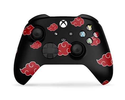 Naruto Akatsuki Pattern Xbox Series X Skin Sticker Vinyl Bundle – Anime ...