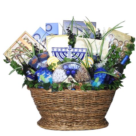 XL Hanukkah Celebration Basket • Hanukkah (Chanukah) Gift Baskets ...