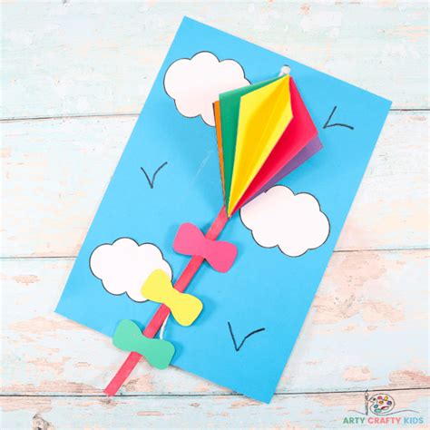 3D Flying Kite Craft - Arty Crafty Kids