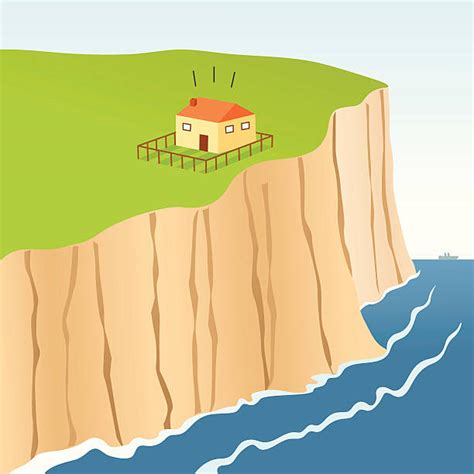 Edge Of Cliff Water Illustrations, Royalty-Free Vector Graphics & Clip ...