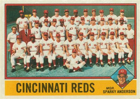 1976 Topps Cincinnati Reds Team – Wax Pack Gods