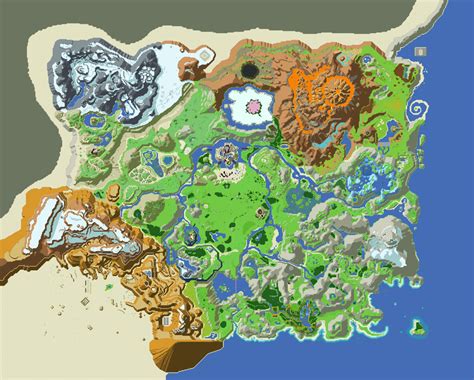 Loz Breath Of The Wild Map - Vector U S Map