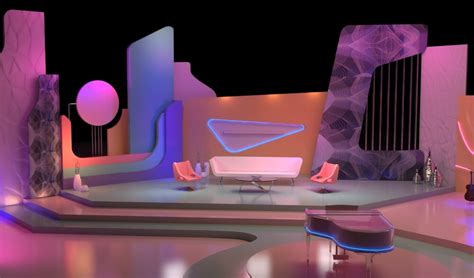 ArtStation - TV Studio Set Design