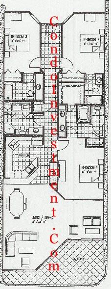 Floor Plans For Phoenix West Condo In Orange Beach, AL