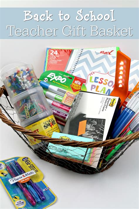 Back to School Teacher Gift Basket - Life. Family. Joy