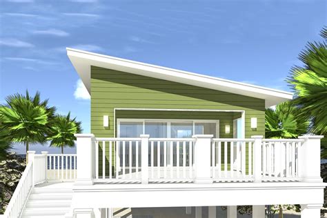 Plan 44174TD: Elevated Beach Cottage With Sundeck And Porch Cottage Style House Plans, Beach ...