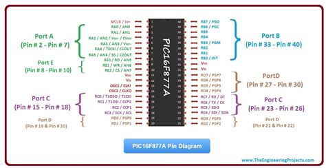 Introduction to PIC16F877a - The Engineering Projects