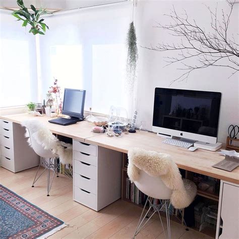 First Home Office: How to Create a His and Hers Workspace - Bellenza Weddings and Parties | Home ...