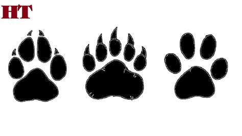 How To Draw A Dog Paw Print Step By Step - Amanda Gregory's Coloring Pages