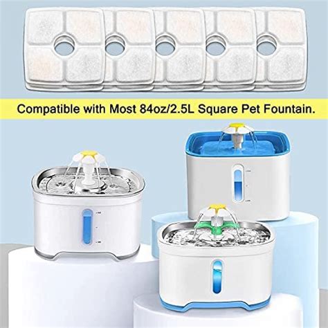 Cat Water Fountain Filters, 16 Pack / 12 Pack / 10 Pack