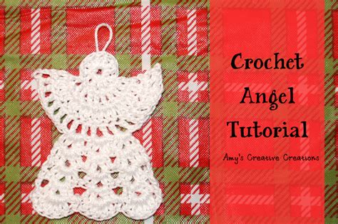 Amy's Crochet Creative Creations: Crochet Angel Christmas Ornament