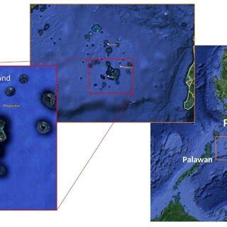 Map showing the study site, Cuyo Island at the northeastern part of ...