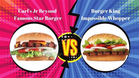 Carls Jr Beyond Burger Vs Impossible Whopper - Burger Poster