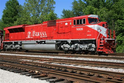 New Indiana Railroad SD90MAC #9008 in Jasonville - a photo on Flickriver