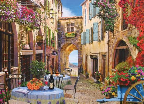 French Village, 1000 Pieces, Cobble Hill | Puzzle Warehouse