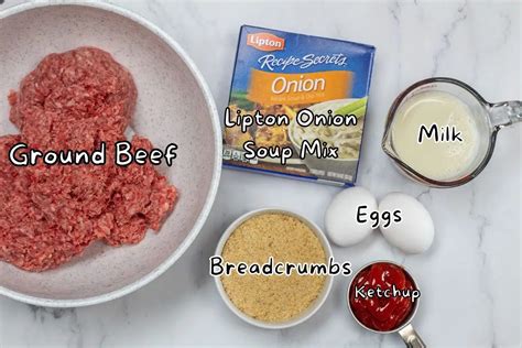 Lipton Onion Soup Meatloaf: Easy Lipton Soup Mix Recipe - Bake It With Love