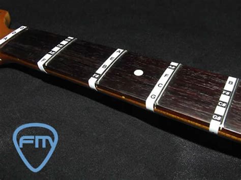 Fretboard Note Stickers for Bass. Fret Labels Decals | Reverb Canada