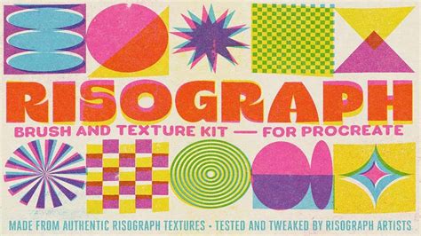 Risograph Brush & Texture Kit - YouTube