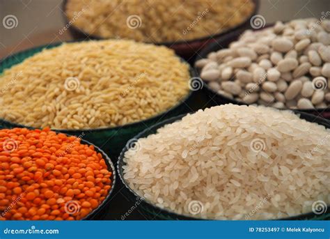 Cereals and pulses. stock image. Image of health, assortment - 78253497