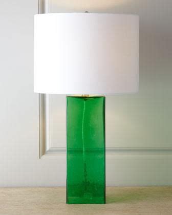 Glass Base Table Lamp I Horchow | Table lamp, Bedside lamp modern, Green room colors