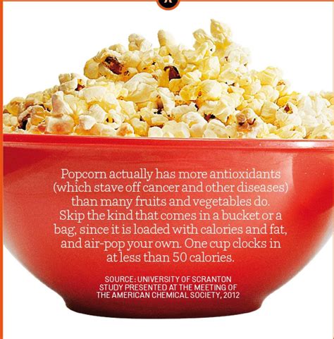 Popcorn | Best diets, Fruits and vegetables, Calorie