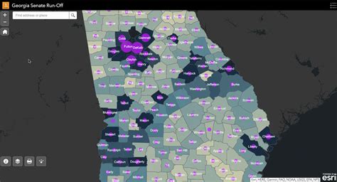 Map 2020 Voter Turnout and Votes Cast By Georgia County To Hone Your Get-Out-The-Vote Efforts