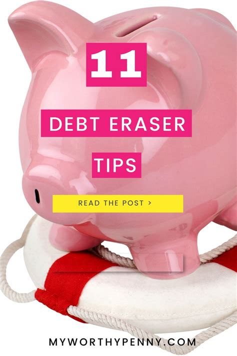 11 Best Debt Eraser Tips - My Worthy Penny in 2020 | Personal loans debt payoff, Debt, Credit ...