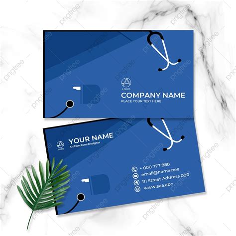 Medical Industry Doctors And Nurses Double Sided Business Cards ...