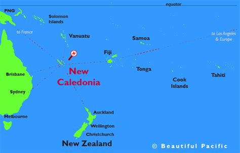 Vanuatu Noumea Map