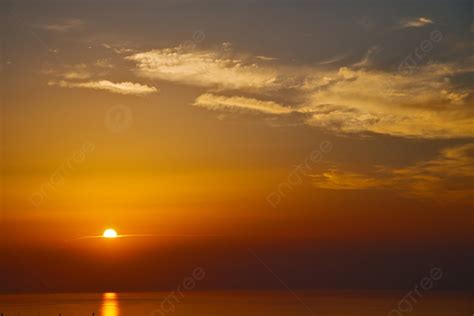 In Santorini Greece Sunset And Photo Background And Picture For Free ...